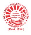 Dev Samaj College For Women